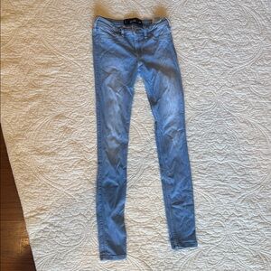 Hollister Light Blue Jean Leggings